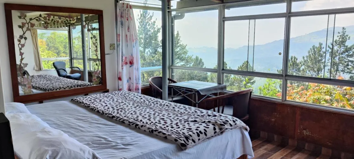 Family Room with Mountain View